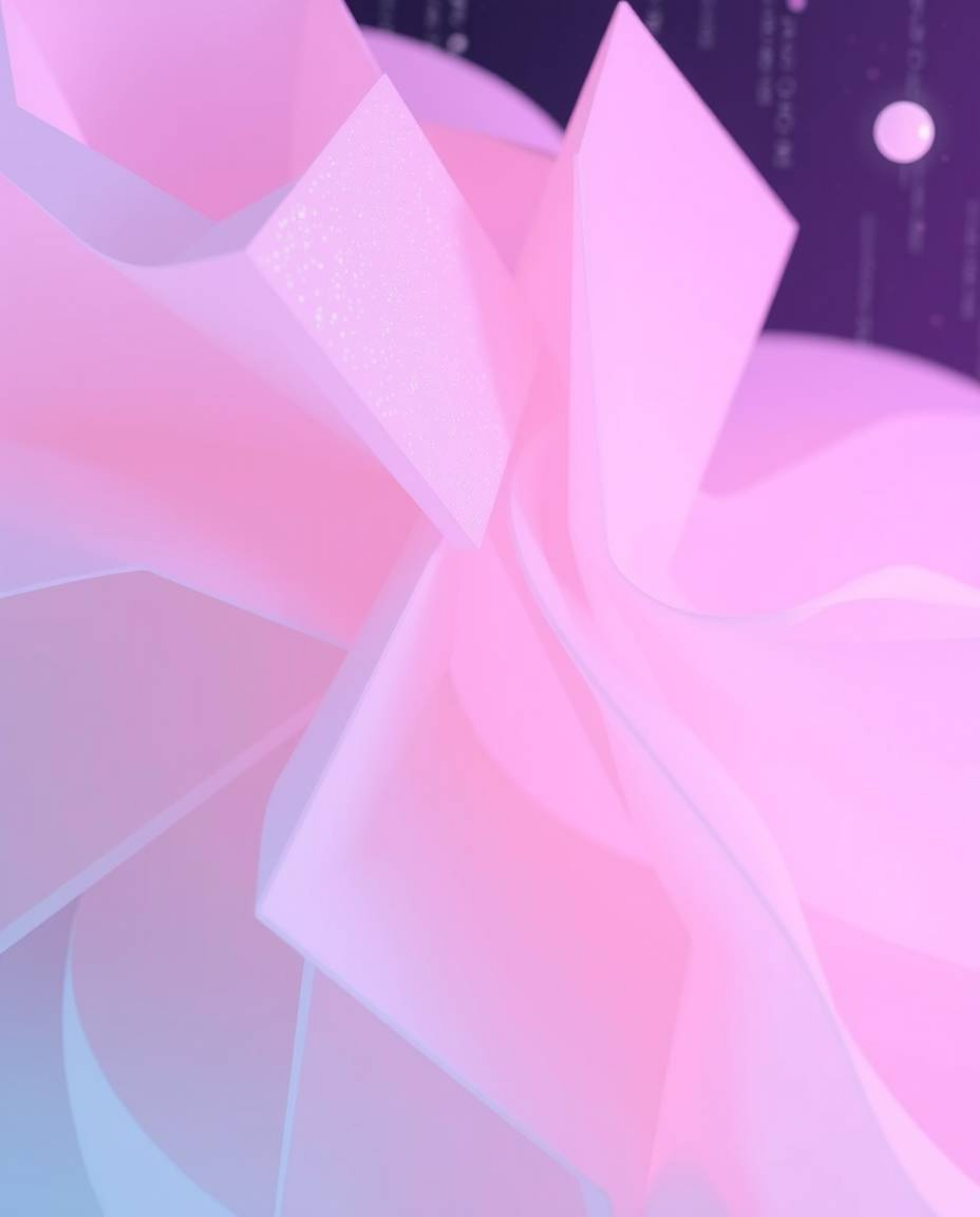 Experience the serene beauty of soft pastel colors blended with the futuristic glitch aesthetic.  Graceful, elegant geometric