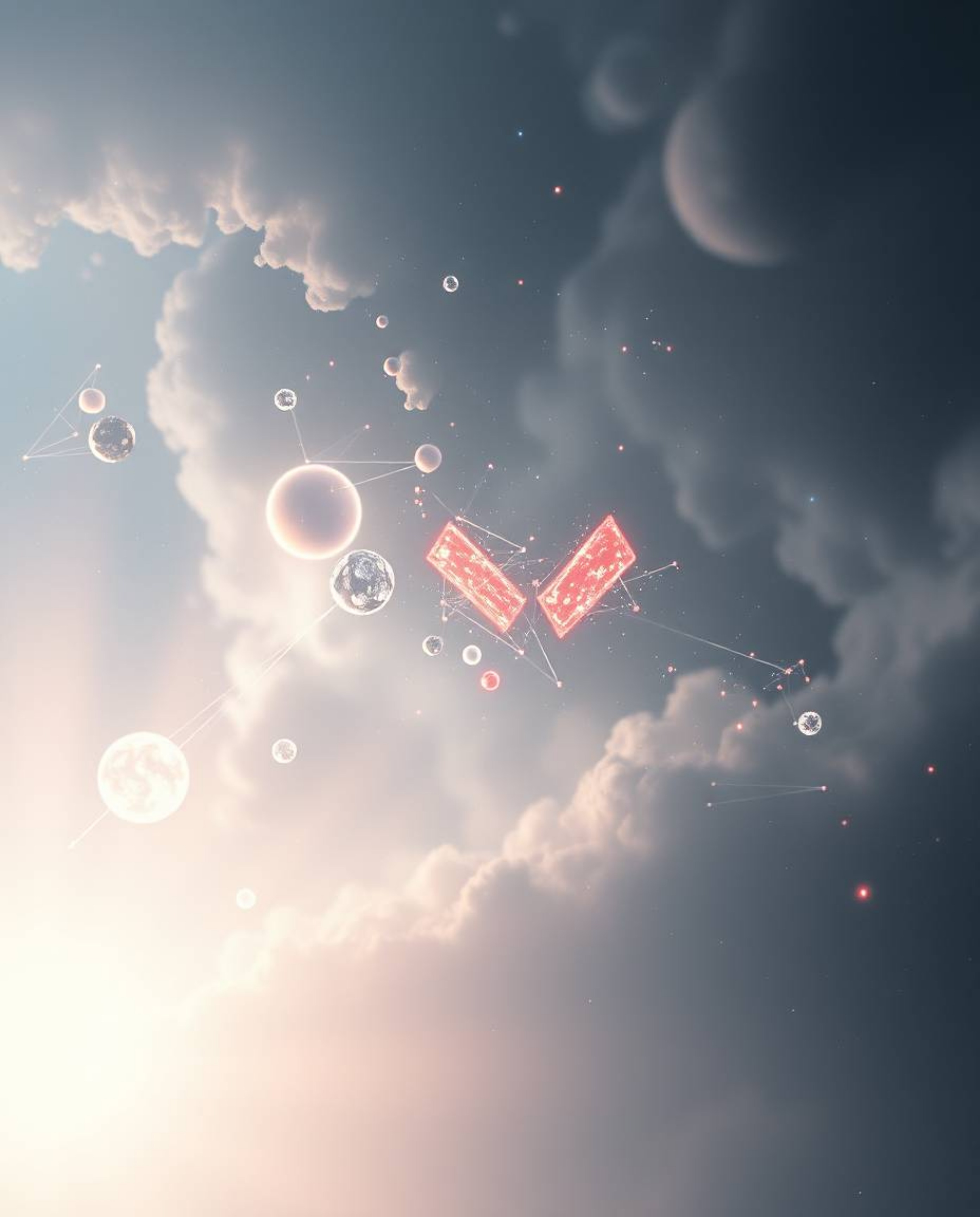 Experience the soft, dreamy atmosphere of colliding galaxies.  Witness a mesmerizing cosmic explosion of light and color with