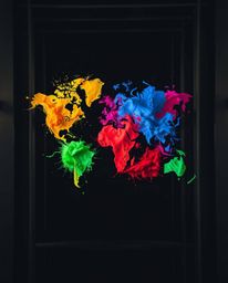 Experience precise architectural color photography in a strong, moody style. This collection depicts bright colorful splashes