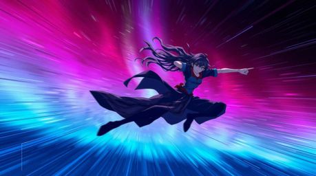 Experience the thrill of an isekai adventure through stunning anime-style visuals. This depiction showcases dynamic motion wi