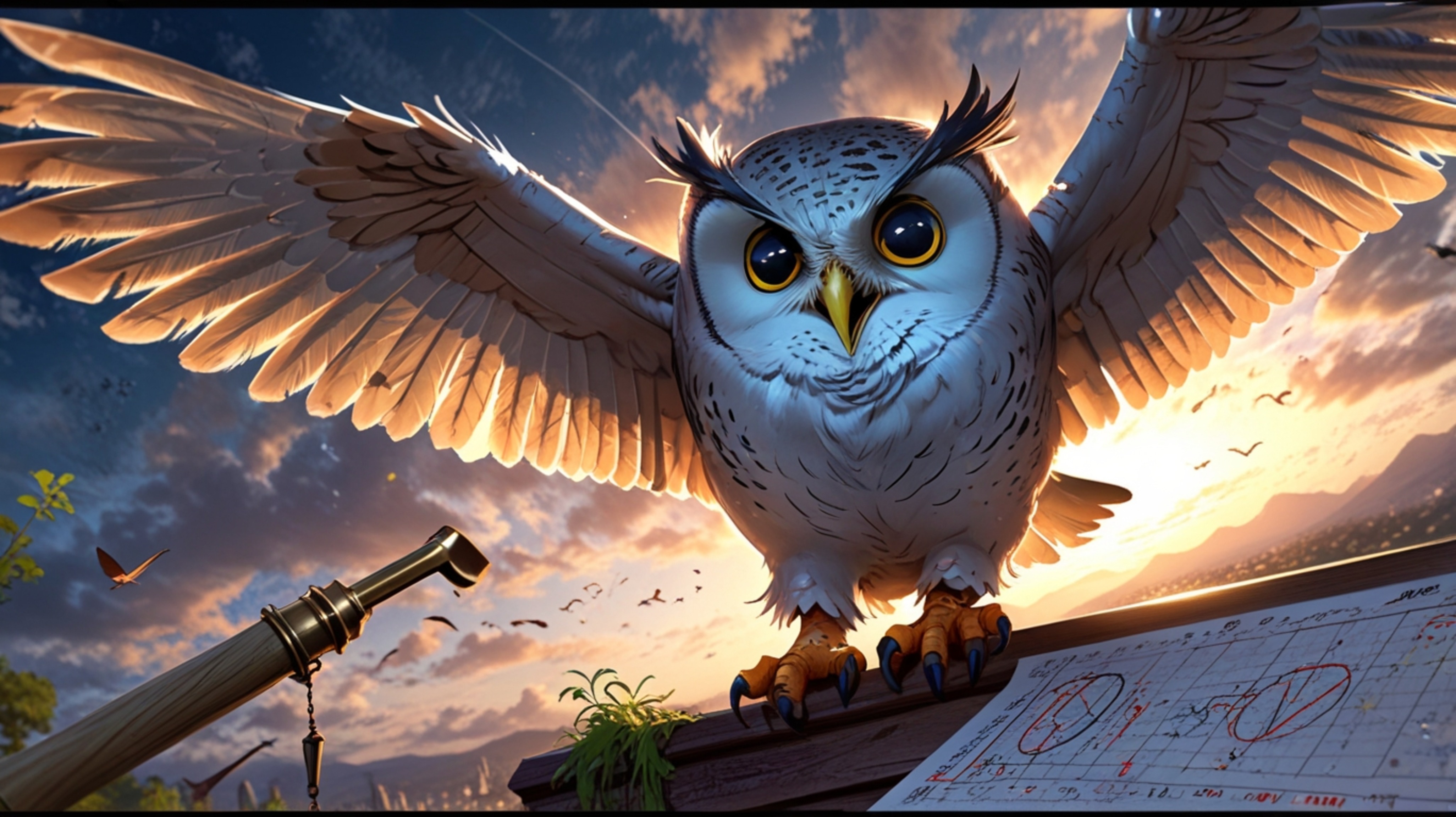 In a powerfully character-driven scene, created with the emotional depth of Pixar and the stylistic flair of anime, a wise bl