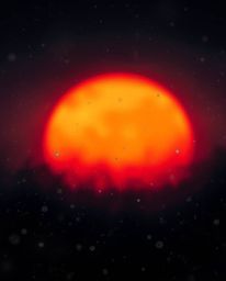 An image that creates an eerie and creepy atmosphere as snowflakes fall during a vibrant sunset. This artwork is defined by i