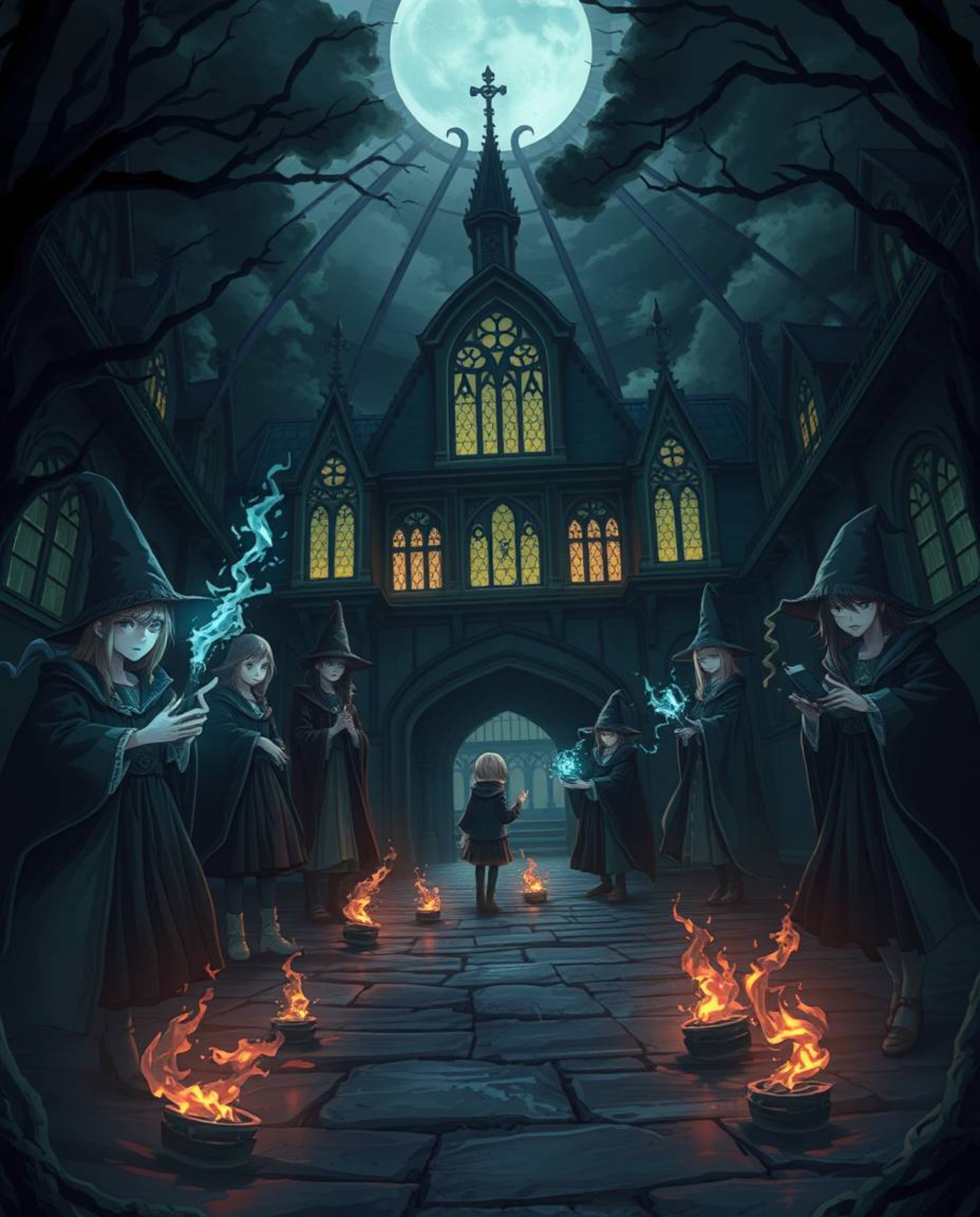 Dive into a captivating isekai anime depicting a magical school brimming with young wizards. Experience an eerie and creepy a