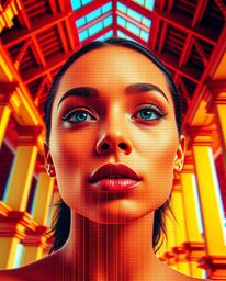 Explore stunning architectural color photography showcasing bright, vibrant hues, sharp lines, and detailed structures.  We a