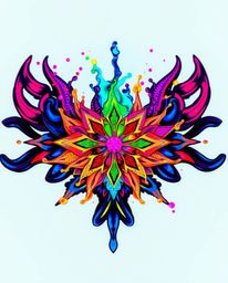 This collection features stunning close-up shots showcasing glowing bioluminescent colors and intricate traditional tattoo ar