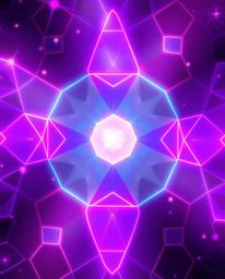 Create stunning digital paintings with an ethereal, spiritual vibe. This seamless geometric pattern features hexagons and tri