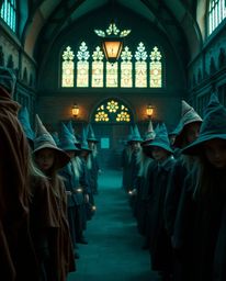 Explore a captivating collection of fine art photographs depicting a magical school brimming with young wizards. The images s