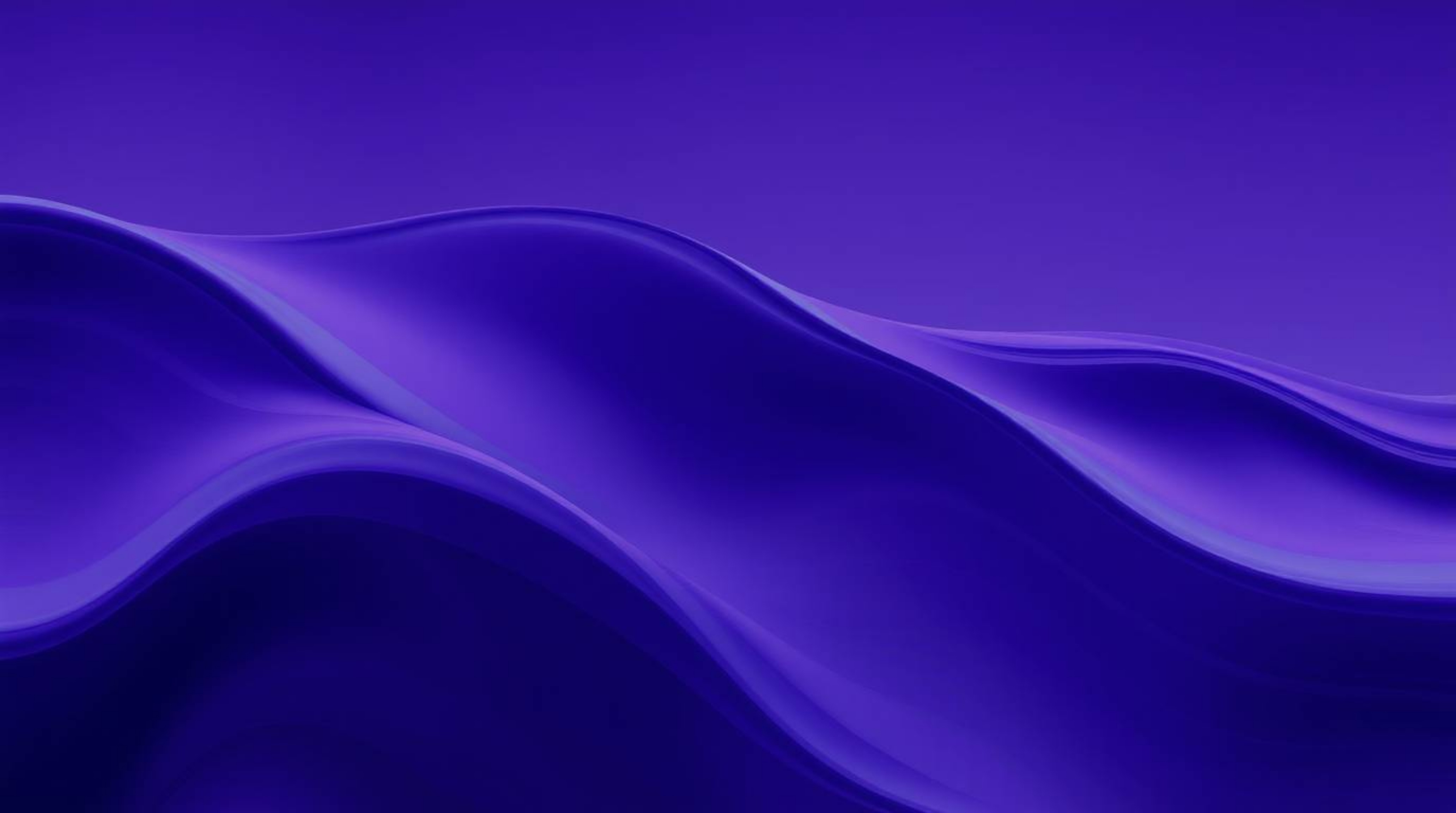 This stunning abstract artwork features a fluid wave with a captivating gradient texture, rendered in deep ultraviolet hues. 