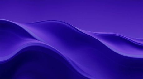 This stunning abstract artwork features a fluid wave with a captivating gradient texture, rendered in deep ultraviolet hues. 