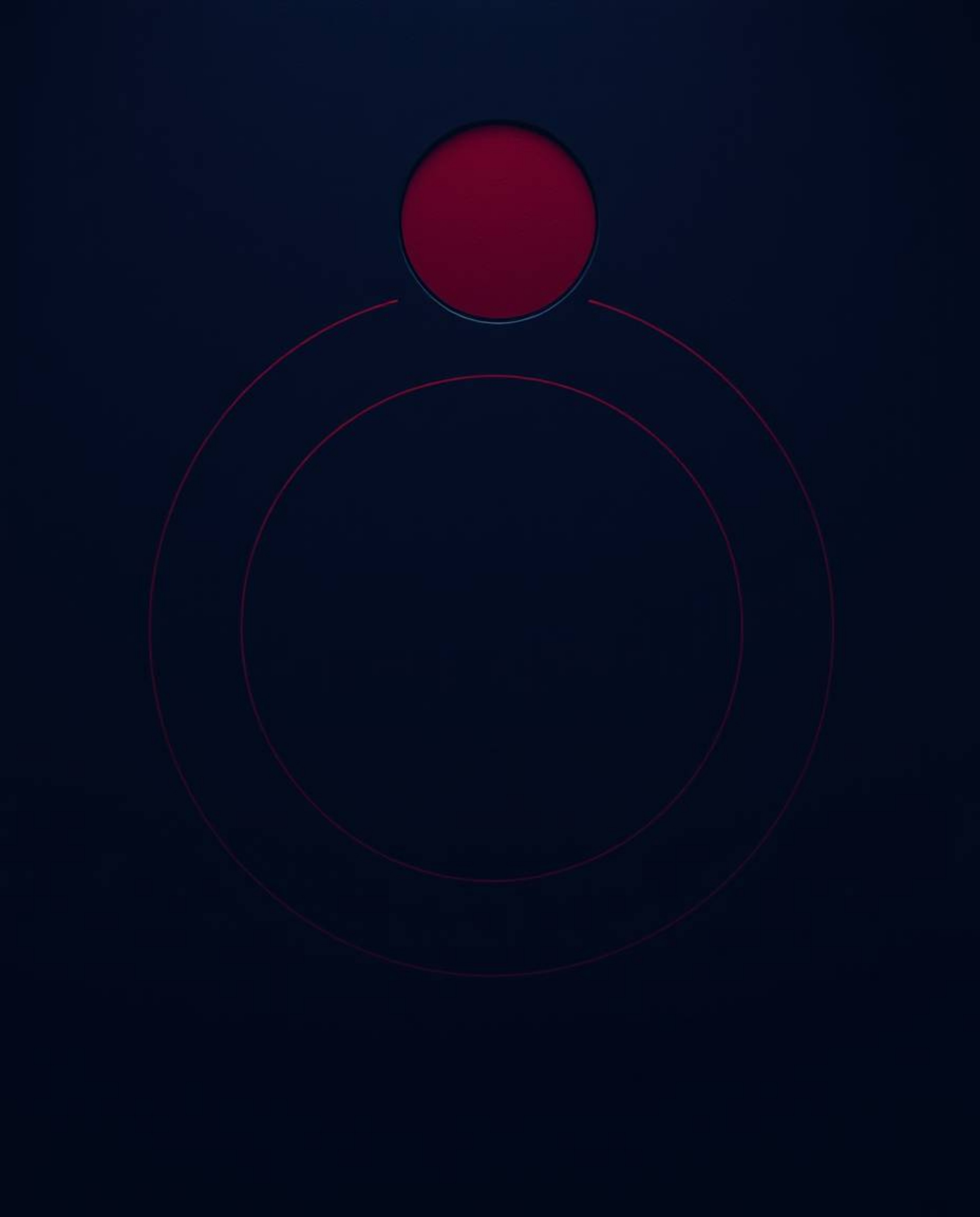 Discover unsettling yet elegant minimalist art. This Bauhaus-inspired design features a geometric pattern of circles and line