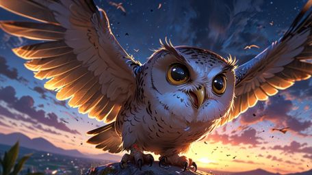In a beautifully serene and heartwarming scene, created with the emotional depth of Pixar and the gentle artistry of anime, a