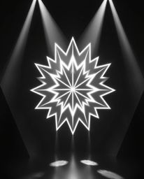 Explore stunning black and white fine art photography featuring unusual volumetric lighting and geometric optical illusions. 