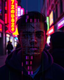 Explore the captivating intersection of art and technology with images featuring volumetric lighting, candid street scenes, a