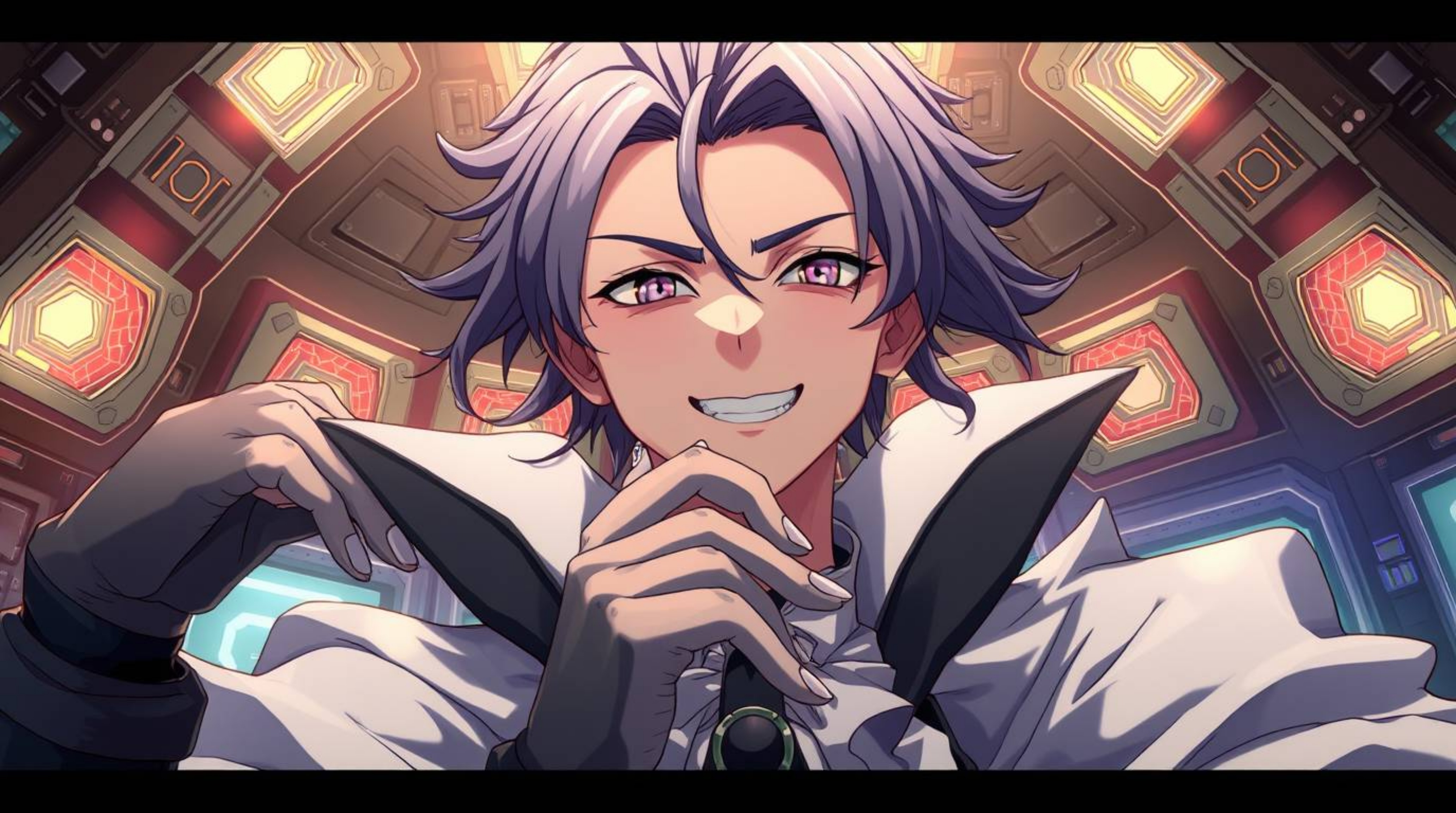 Explore the fascinating intersection of Isekai anime style and villainous elegance with this unique artwork.  Witness a grace