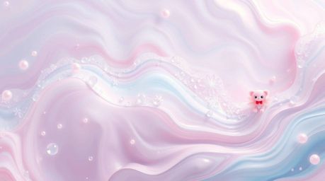 Discover a captivating collection of dreamlike, surreal images featuring adorable and charming fluid abstract waves.  Each pi