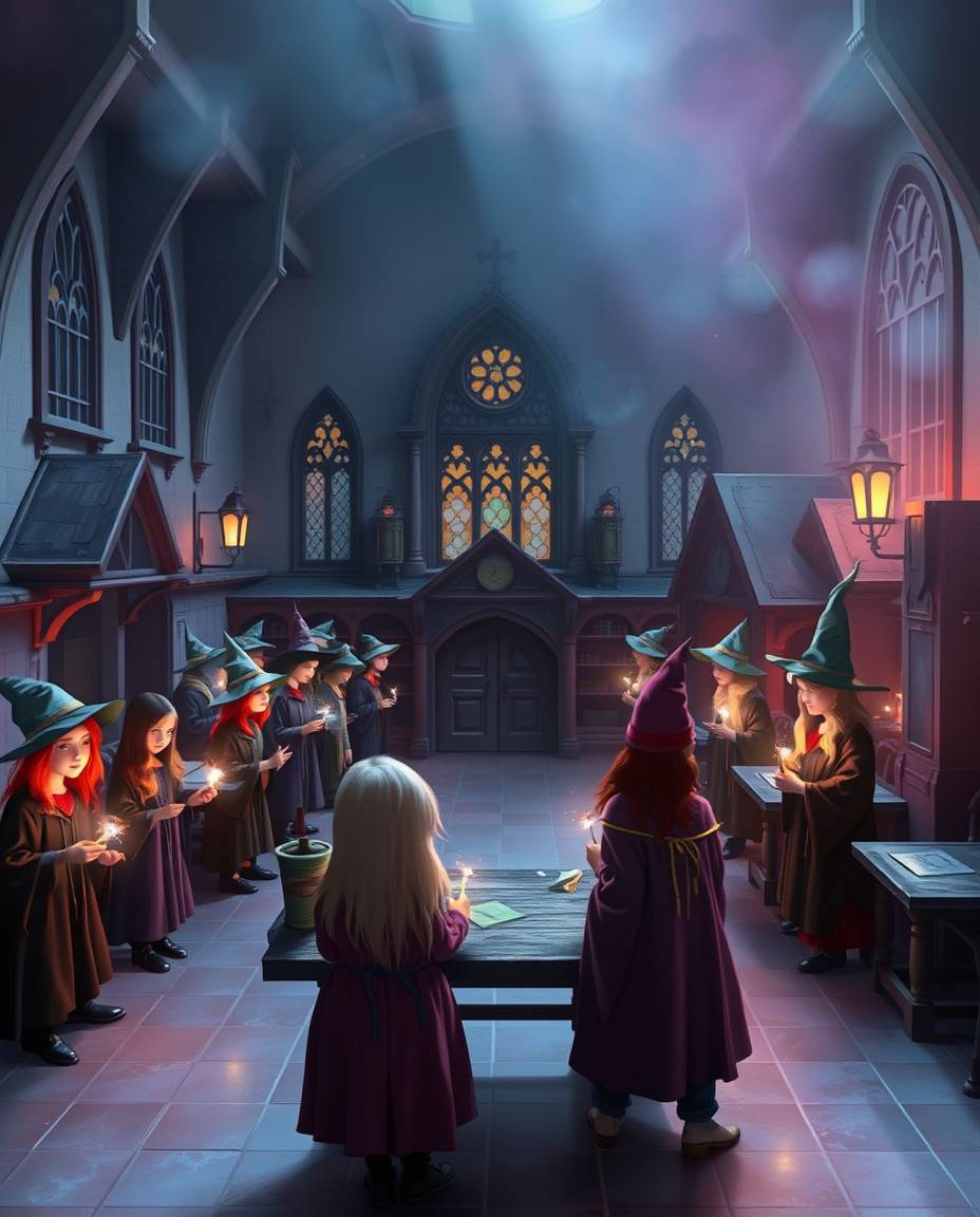 Step into a magical school teeming with young wizards, set within a mystic and enchanting environment. Immerse yourself in a