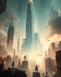 Explore a mesmerizing collection of digital art depicting ethereal, dreamlike landscapes.  These surreal scenes feature disto