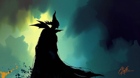 This series of images captures a classic Disney villain in various dramatic settings. From casting a spell in an old castle t