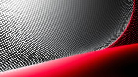 A captivating close-up reveals a high-contrast, low-key abstract poster design.  The gradient mesh pattern creates a dramatic