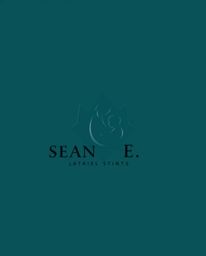 A captivating logo design featuring a sea creature and a child, rendered in rich deep teal with geometric shapes and clean li