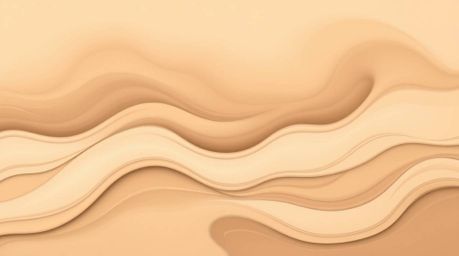 Discover a charming, adorable fluid abstract wave design featuring a pastel gradient texture.  The image boasts natural earth