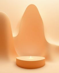 Explore a realm of natural earth tones and ethereal spiritual vibes in this futuristic art style. Featuring 3D shapes covered