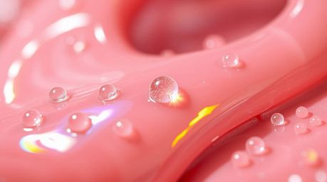 Explore the mesmerizing world of a slime-covered science lab in extreme macro close-up.  This image captures the beauty of ir