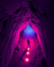Explore the captivating world where architectural color photography meets the mystical with a high-angle perspective.  Deep u