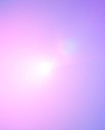 A captivating image featuring a bright lens flare effect against a soft gradient background blending pink, blue, and violet h