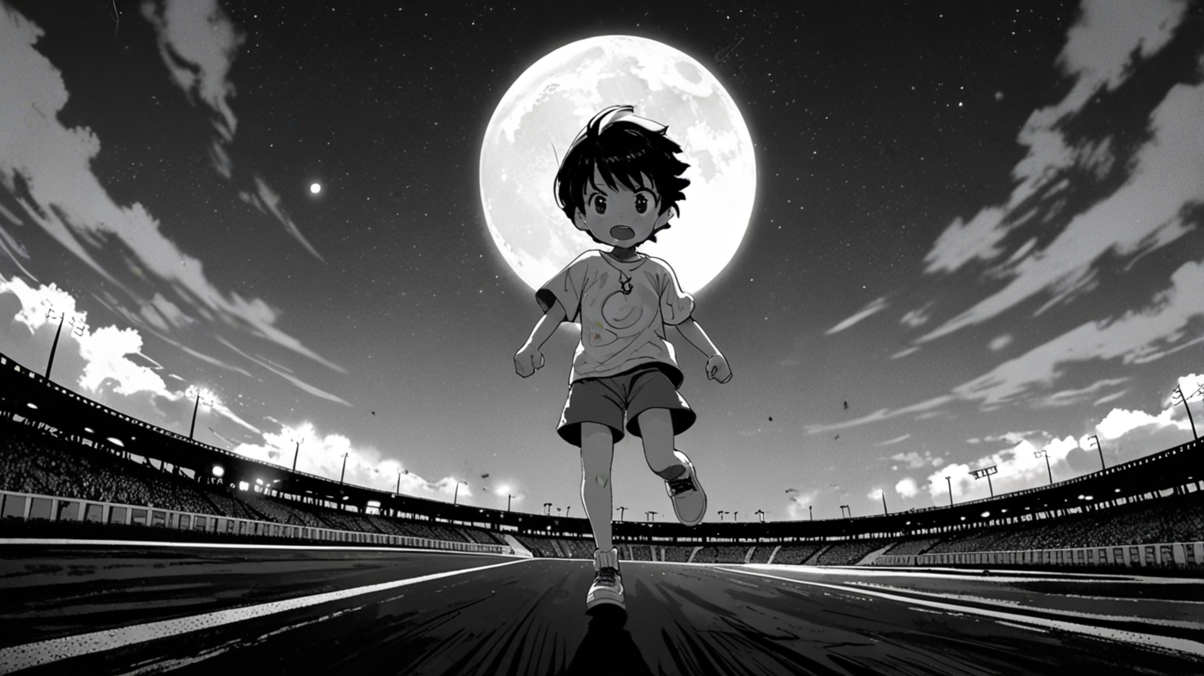 Step into a world of exhilarating magic with this Pixar-style anime about a kid's extraordinary friendship with the moon. Thi