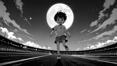 Step into a world of exhilarating magic with this Pixar-style anime about a kid's extraordinary friendship with the moon. Thi