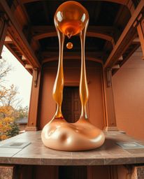 Capture the essence of architectural precision intertwined with the warmth of autumn in stunning color photography. Witness f