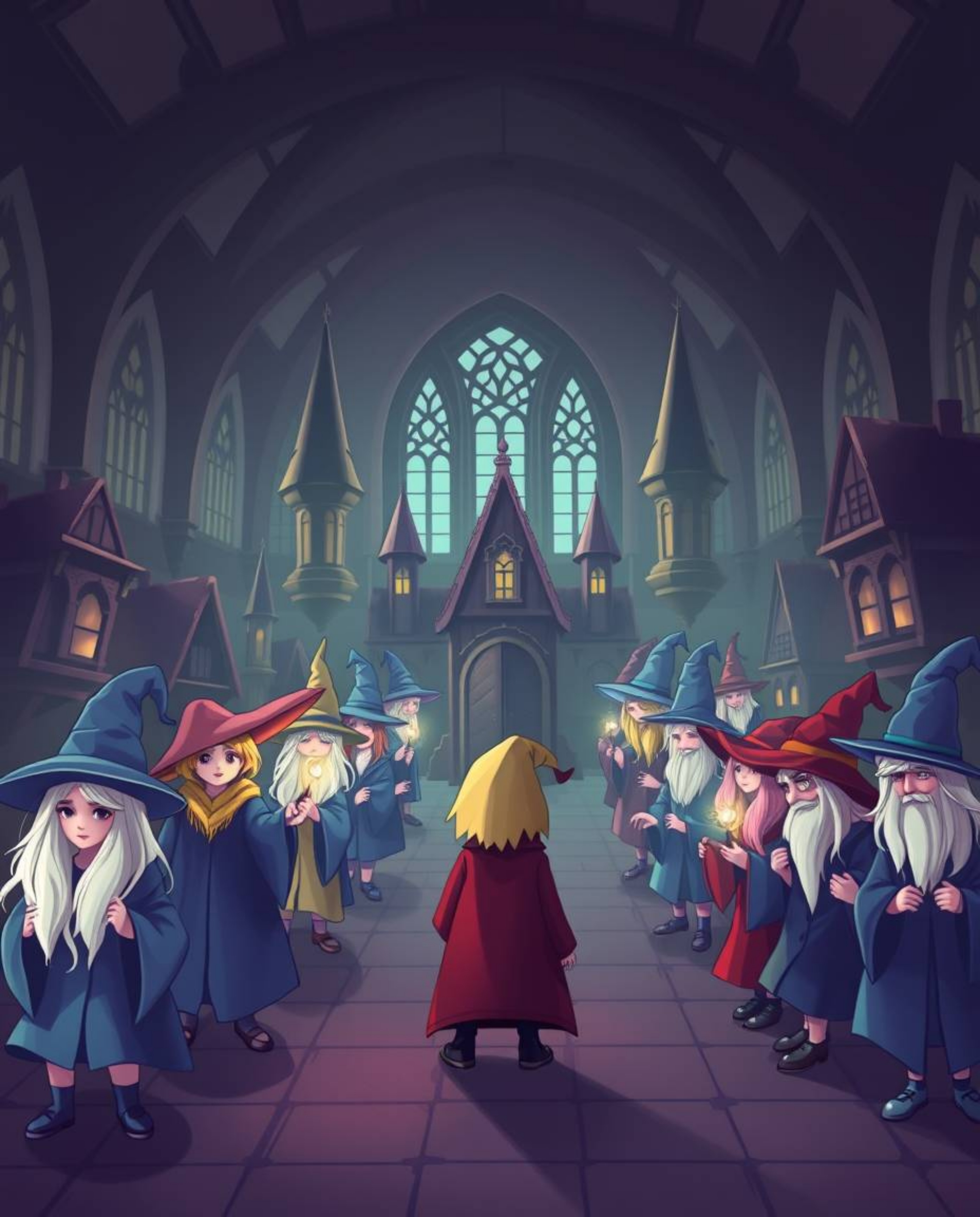 Discover a magical school brimming with young wizards, experiencing a captivating flow state.  Immerse yourself in the smooth