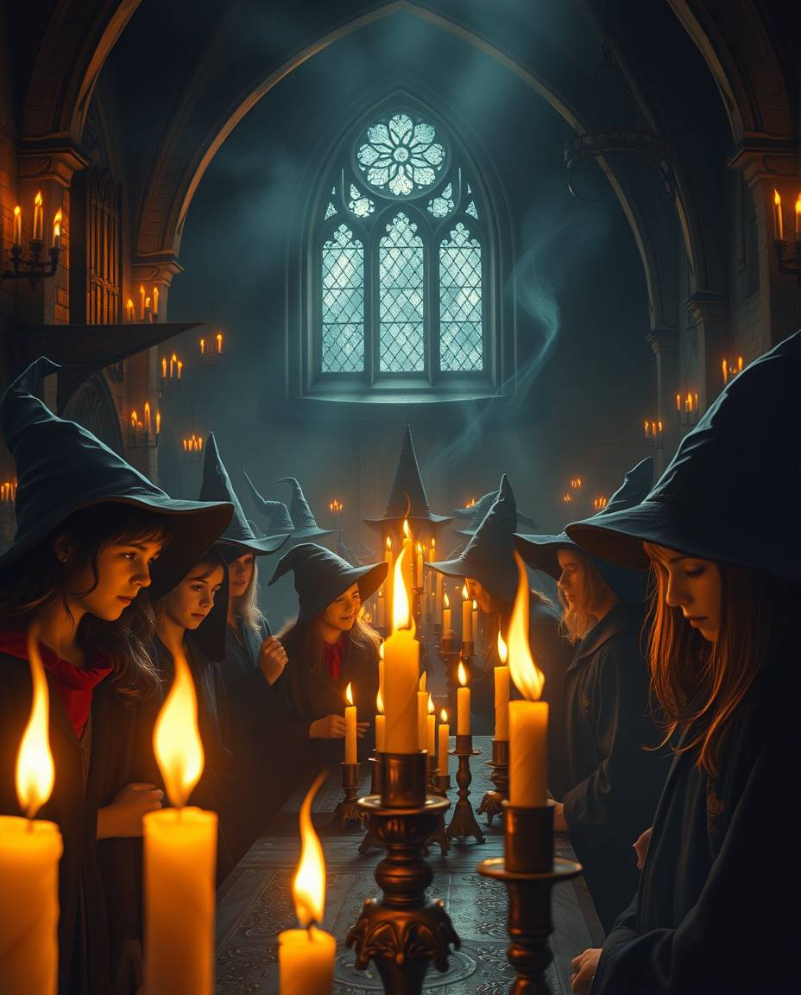 Immerse yourself in a strong, moody depiction of a magical school brimming with young wizards.  Bathed in the warm glow of ca