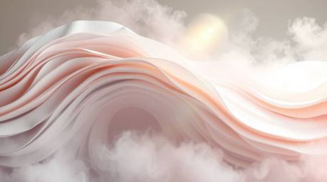 A sculpted fluid abstract wave with layered papier-mâché texture showcases a mesmerizing blend of artistry and technology.  T