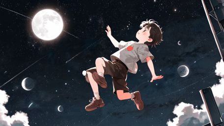 Experience the pure joy of discovery in this enchanting, Pixar-style anime about a kid's magical friendship with the moon. Th