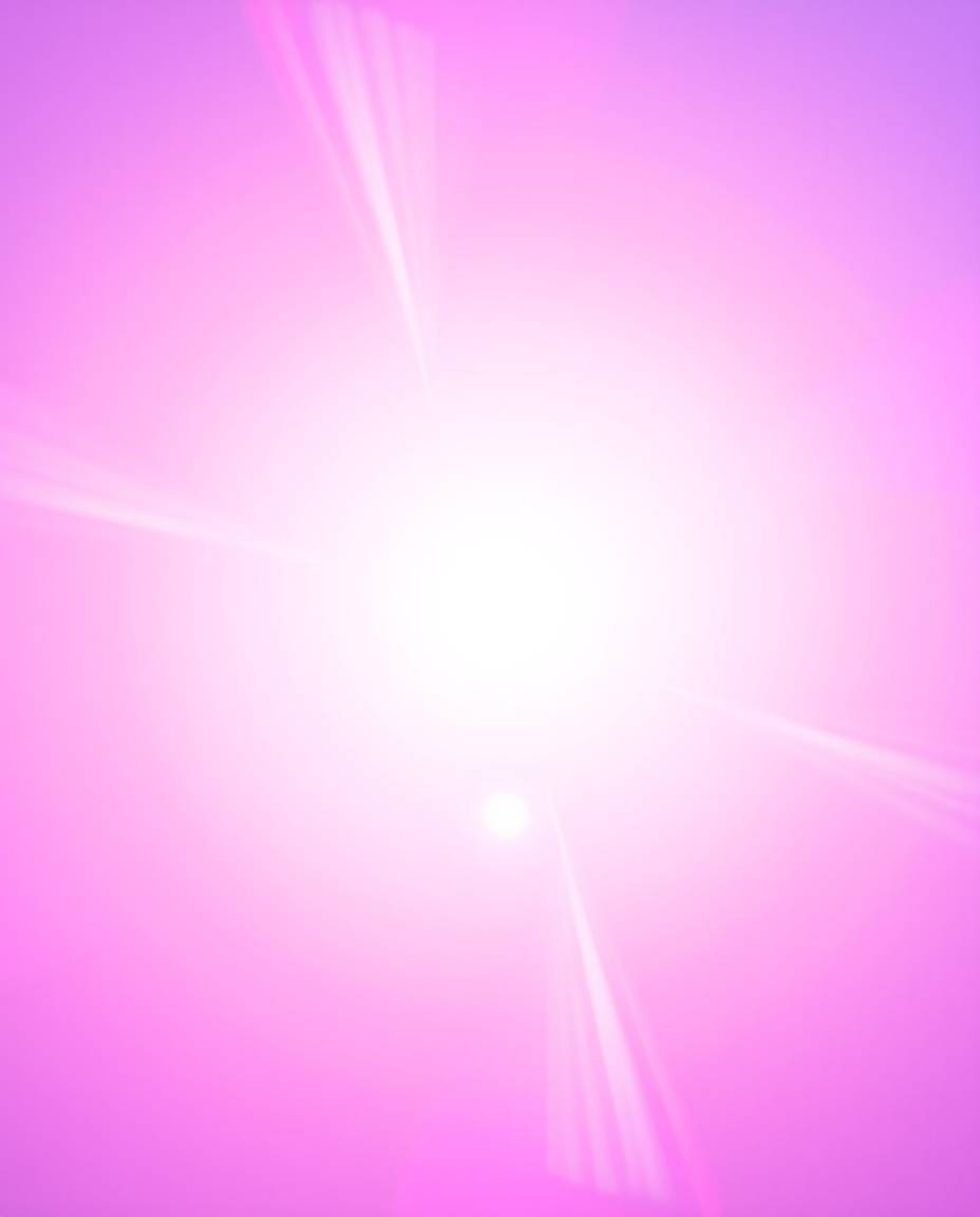 This image features a striking bright lens flare with a distinct split, set against a soft gradient texture blending pink, bl
