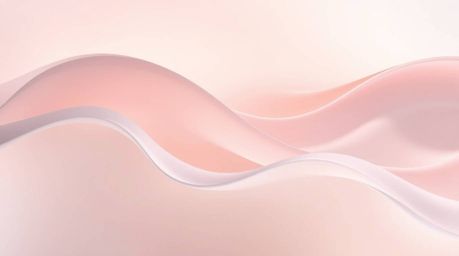 A captivating image featuring a graceful, fluid abstract wave with a pastel gradient texture. Soft light creates diffused sha