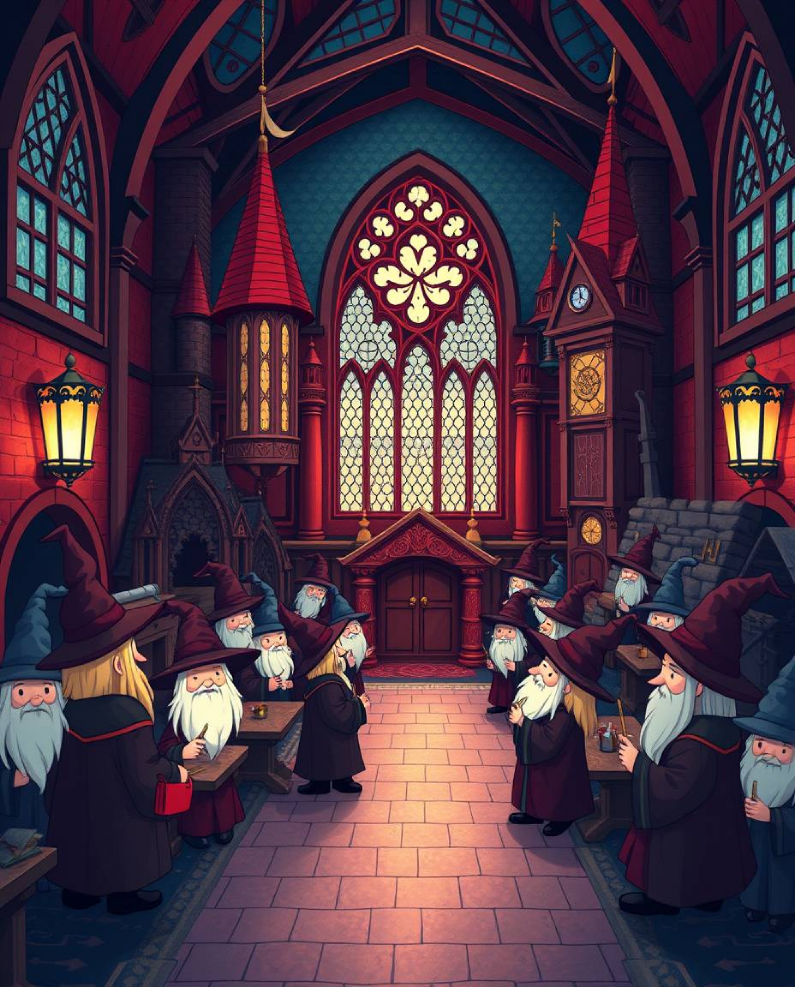 Step into an adorable and cute magical school, filled with charming wizards and a sophisticated, elegant aesthetic. The rich 