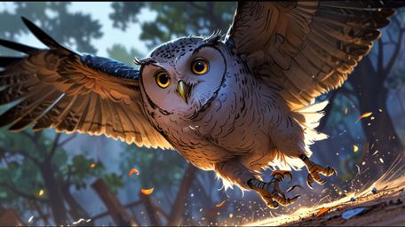 In a beautifully rendered scene, created with the emotional depth of Pixar and the expressive artistry of anime, the focus is