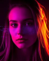 Explore a captivating collection of digital glitch art portraits, featuring a unique blend of corrupted data aesthetics and p