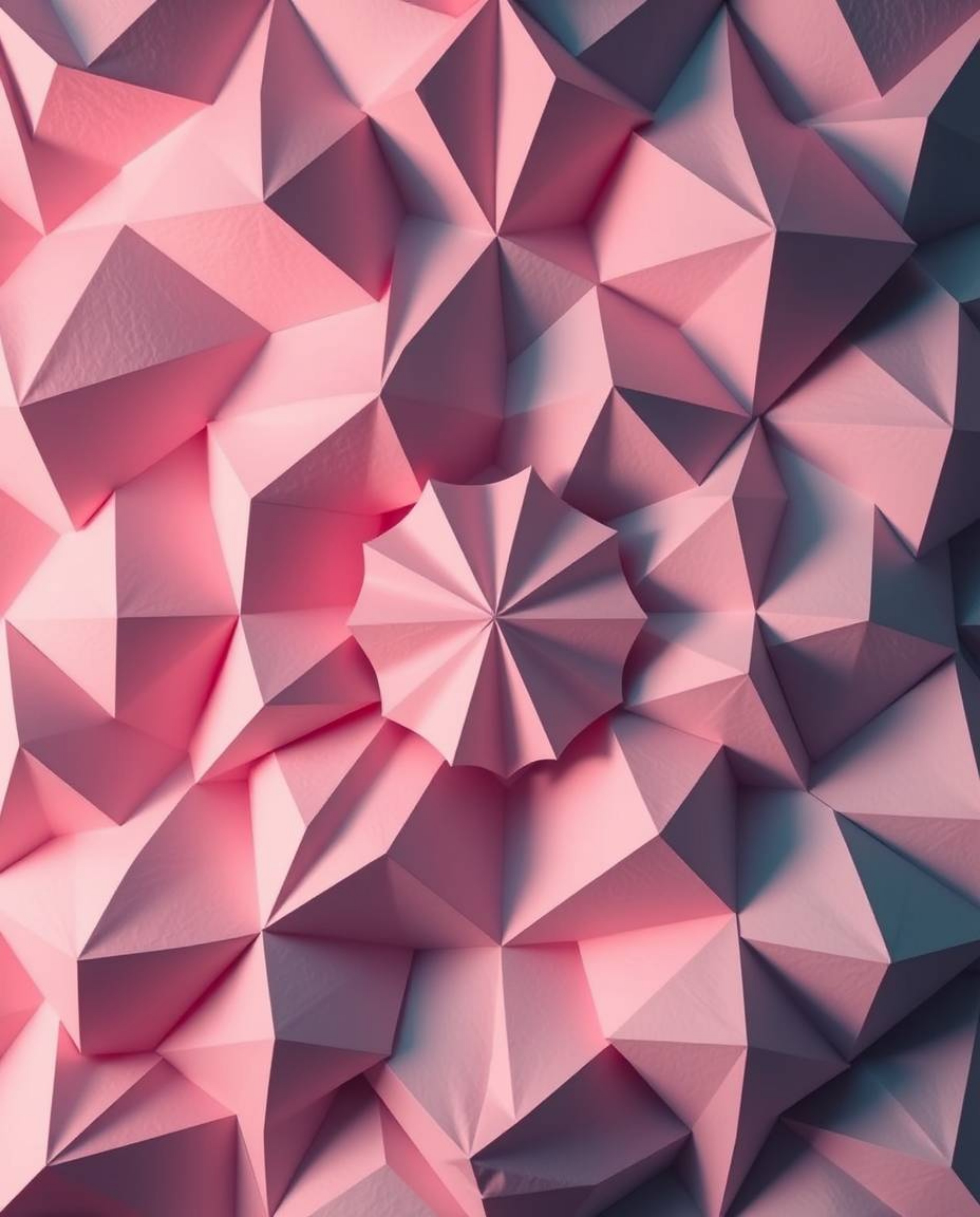 Elevate your space with a dramatic cinematic wallpaper featuring intricate origami-style geometric designs. This wallpaper sh