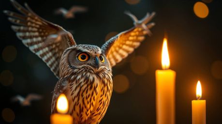 Explore the captivating world of long exposure photography featuring a blind owl, rendered in Pixar style, imparting the wisd