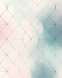 Explore a captivating geometric pattern wallpaper design featuring pastel gradients and a soft, modern aesthetic. This dynami