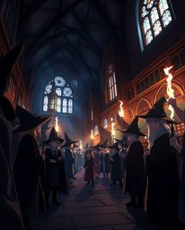 Dive into a captivating Isekai anime depicting a magical school brimming with young wizards.  Experience the high contrast, l