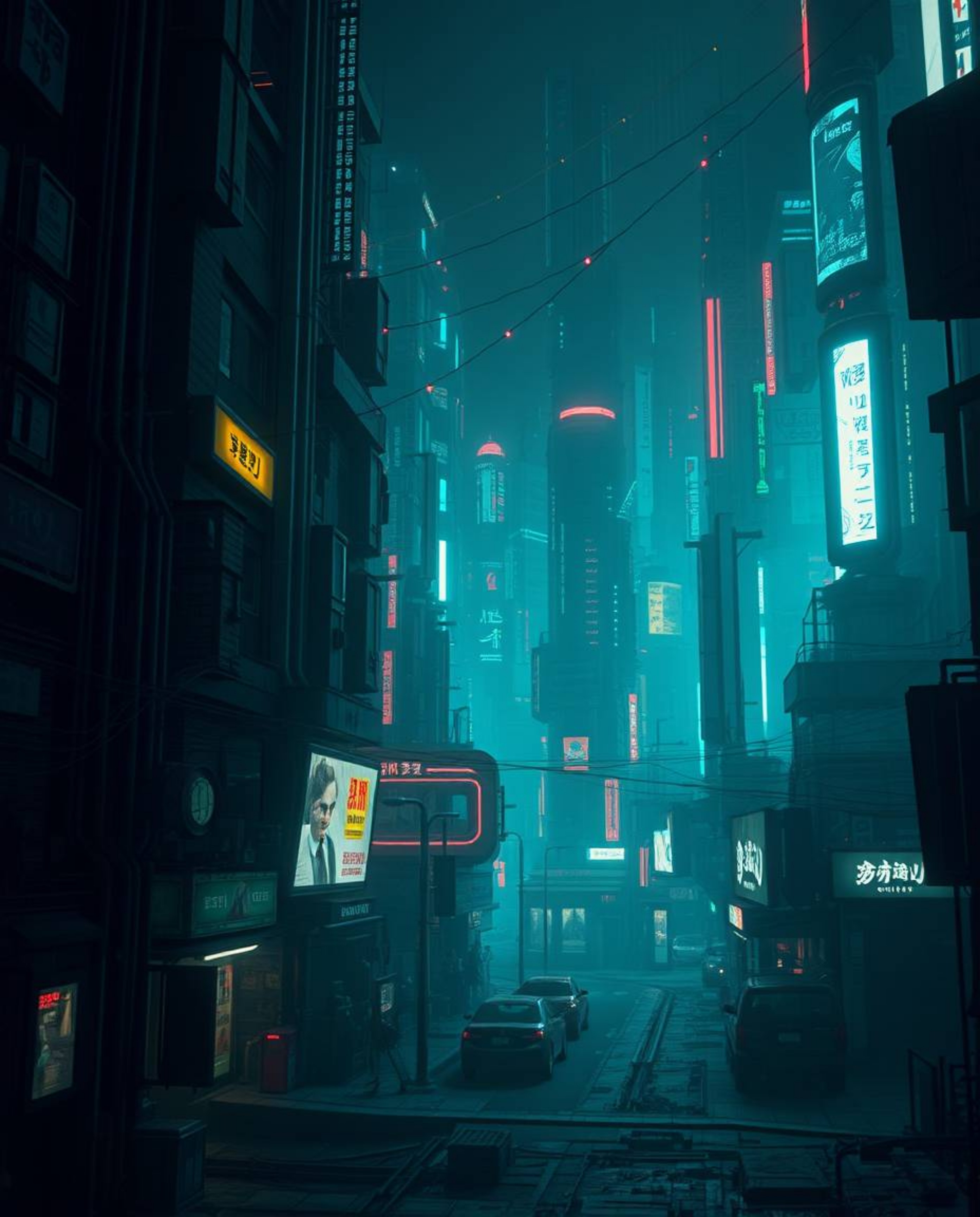 Dive into a dystopian future where a futuristic city malfunctions in a mesmerizing glitch.  Experience an eerie and creepy at