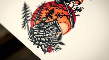 Explore a collection of timeless and elegant tattoo designs featuring classic black and white close-up shots of symbolic imag