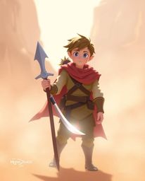 Embark on a magical journey with a brave hero in a Disney-esque mystical desert. Experience a soft, dreamy atmosphere with g
