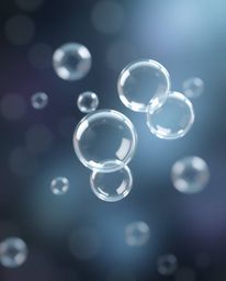Explore stunning 3D renderings of translucent, fluid organic blobs gracefully floating in space. These mesmerizing creations 