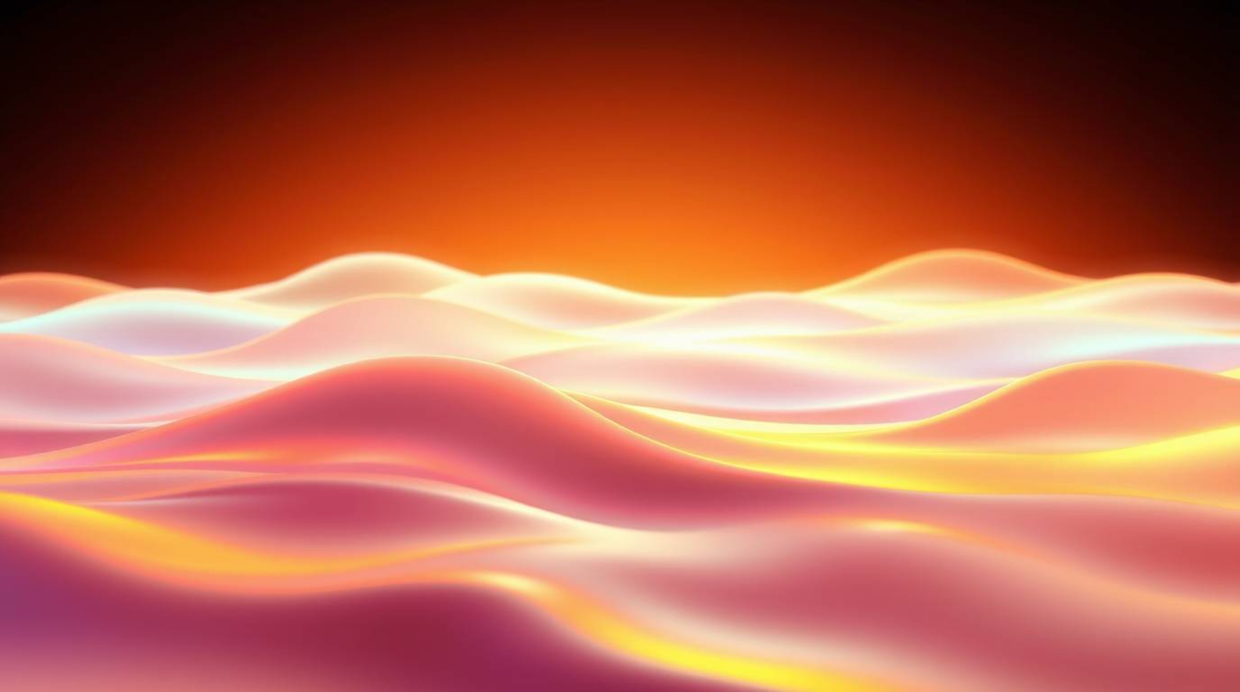 Explore mesmerizing digital art featuring neon gradient textures flowing seamlessly across a liquid surface, bathed in the wa